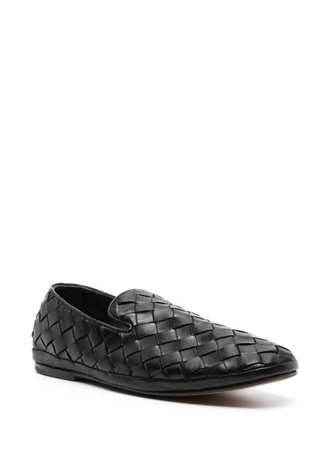 Black interwoven loafers - HENDERSON BARACCO men HENDERSON BARACCO | GUINEAX0NR